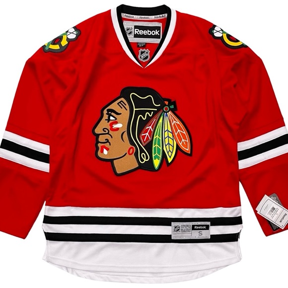 REEBOK CHICAGO BLACKHAWKS JERSEY - Picture 2 of 5